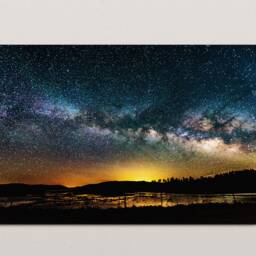 Milky Way Galaxy Photo Print, Starry Night Sky, Home Decor - thumbnail 3