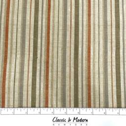 Multi Color Stripe Linen Farmhouse Roman Shade - Cl1089 - thumbnail 4