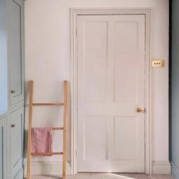 Rustic Wood Blanket Ladder - Towel Rack Folkhaus - thumbnail 3