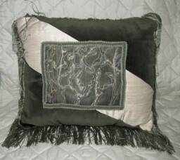 Hand Screened Decorative Pillow - thumbnail 1