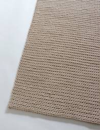 Hand Knitted Chunky Cotton Rug Nordic Style Grey Carpet