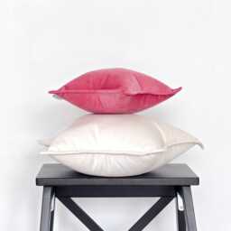 Cream Velvet Star Pillow, Cushion - thumbnail 3