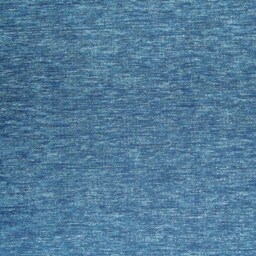 Handmade Blue Chenille Storage Ottoman - Coniston Fabric Bespoke British Made - thumbnail 4