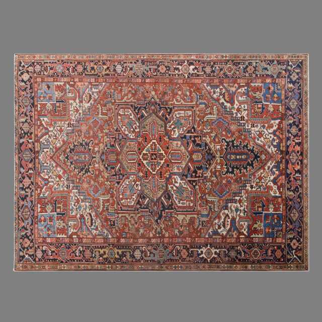 Vintage Handwoven Oushak Rug, 60+ Year Old Wool Area Rug - 240 X 330 cm - image 1