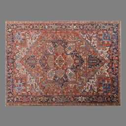 Vintage Handwoven Oushak Rug, 60+ Year Old Wool Area Rug - 240 X 330 cm - thumbnail 1
