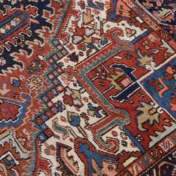 Vintage Handwoven Oushak Rug, 60+ Year Old Wool Area Rug - 240 X 330 cm - thumbnail 4