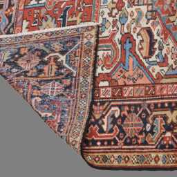 Vintage Handwoven Oushak Rug, 60+ Year Old Wool Area Rug - 240 X 330 cm - thumbnail 3