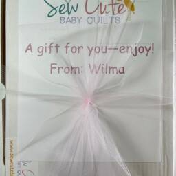 Personalized Baby Girl Quilt, Embroidered Monogram Heirloom Blanket - thumbnail 2