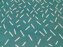 Curtain Panel Teal Blue White Small Lines Modern House Decor Cafe Curtain Kitchen Valance , Pillow Runner Napkins Great Gift