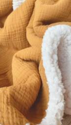 Brown Custom Pillowcase 60x40cm in Double Gauze Oeko Tex - thumbnail 4