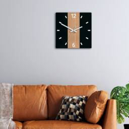 Black Clock With Bamboo - Primo, Silent White Numbers, Modernclock/11, 81 - thumbnail 3