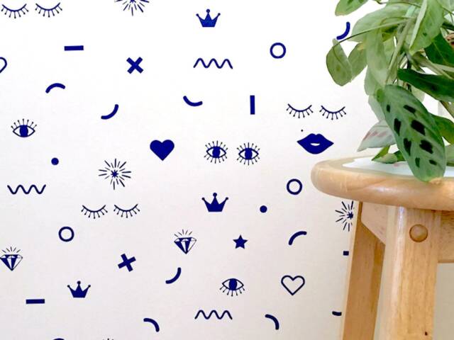 Modern Vinyl Wall Decals Nursery & Girls Room Decor - image 1