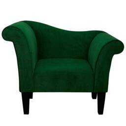 Handmade Velvet Chaise Lounge Notting Hill Crush Moss Green - thumbnail 2