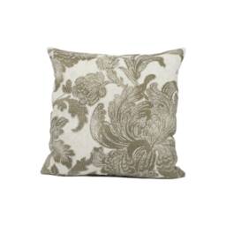 Zoffany - Gilded Damask Snow/Linen Beautiful Large Scale Floral Cushion Cover Handmade Throw Pillow Designer Home D??cor - thumbnail 2