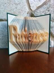 Patience - Folded Book Art Fully Customizable, Love Is Patient - thumbnail 1