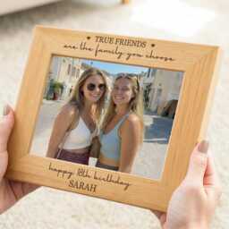 Personalised Friend Birthday Gifts - 18Th 21st 30Th Any Age Photo Frame - thumbnail 3
