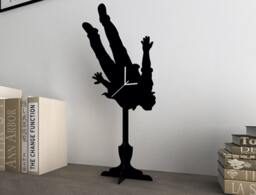 Falling Man - Silhouette Table Clock - thumbnail 1