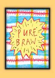 Pure Braw Illustration Print - thumbnail 1