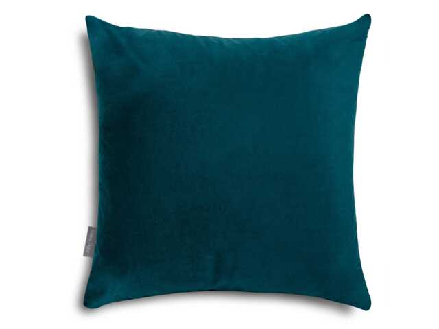 Luxury Super Soft Velvet Cushion - Teal Available in 3 Sizes - Square Or Rectangular, Feather Filling Option Covers Only - image 1