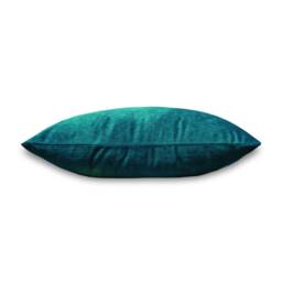 Luxury Super Soft Velvet Cushion - Teal Available in 3 Sizes - Square Or Rectangular, Feather Filling Option Covers Only - thumbnail 4