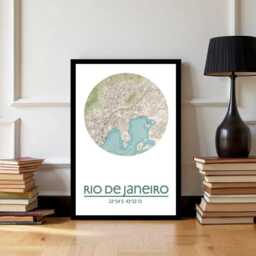 Rio De Janeiro City Poster, Travel Poster Wall Art - thumbnail 1