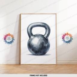 Personalised Home Gym Prints - 3 Fitness Posters - Minimalist Line Drawing Design Sports Motivation Poster Athlete Decor Wall Art - thumbnail 3
