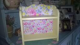 Handcrafted Wooden Shelf Unit Made Using Cath Kidston New Designs For 2017 Laura Ashley Paint Storage Shabby Chic Bespoke Freestanding Wall - thumbnail 1