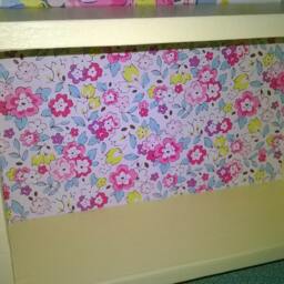 Handcrafted Wooden Shelf Unit Made Using Cath Kidston New Designs For 2017 Laura Ashley Paint Storage Shabby Chic Bespoke Freestanding Wall - thumbnail 2