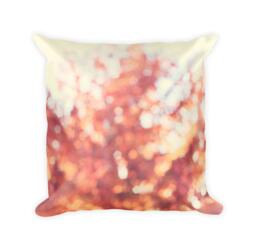 Autumn Leaves Pillow Cover Orange Fall Decor, 18x18 - thumbnail 1