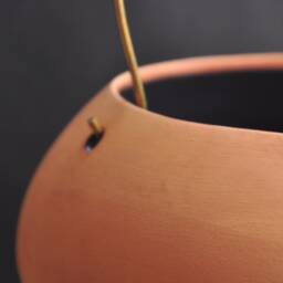 Ceramic Hanging Planter, Terracotta Plant Pot For Live House Plants - thumbnail 2