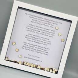 Loss Of Grandparent Poem Sympathy Berevement Gift, Personalised Funeral Gift - thumbnail 2