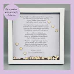 Loss Of Grandparent Poem Sympathy Berevement Gift, Personalised Funeral Gift - thumbnail 1
