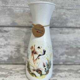 Labrador Gifts, Labrador Vase, Plant Pot Pot, Coasters, Treat Lovers - thumbnail 3