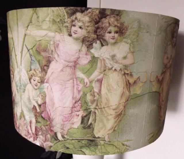 Fairy Angel Lampshade Shabby Chic Cherub Lamp Shade - image 1
