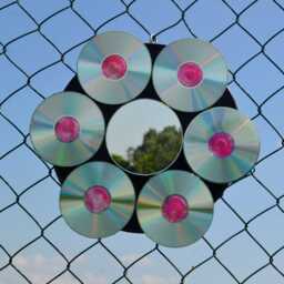 White Elephant Gift, Unique Wall Mirror Recycled Lp Vinyl Record & 6 Cd's, Hanging Mirrors, Classic Rock Lover Gifts, Vinyl Lovers - thumbnail 1
