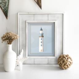 Nautical Wall Art Coastal Nautical Decor Anchor Bathroom Lighthouse Prints Bedroom - thumbnail 1