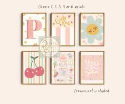 Positive Affirmation Personalised Girls Prints. Choose Your Quantity Of Girls Can Do Anything - Unframed - thumbnail 1