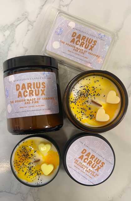 Darius Acrux Candle - Zodiac Academy Bookish Booktok Fantasy Romance Gift - image 1