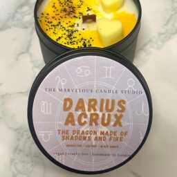 Darius Acrux Candle - Zodiac Academy Bookish Booktok Fantasy Romance Gift - thumbnail 3