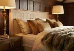 The Sherwood - Solid Wood Bed Frame High Foot End Luxury Modern Bedroom Furniture Handmade in UK