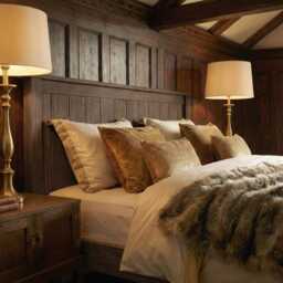 The Sherwood - Solid Wood Bed Frame High Foot End Luxury Modern Bedroom Furniture Handmade in UK - thumbnail 2