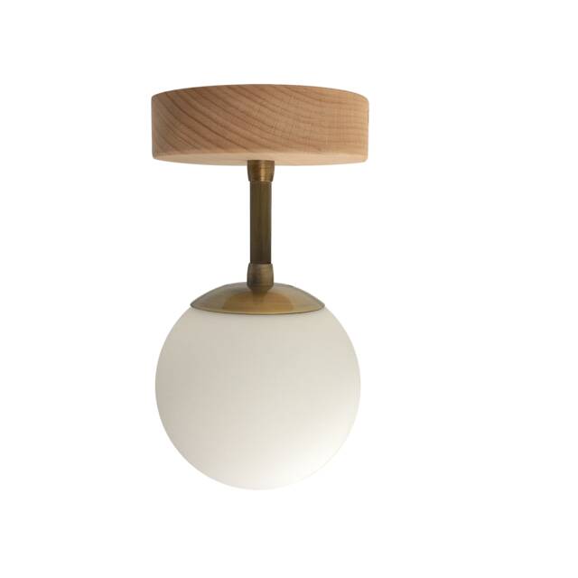 Minimal Globe Ceiling Light Flush Mount Lamp Wall Sconce - image 1