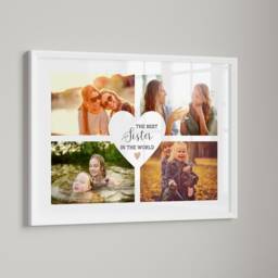 Personalised Best Sister Framed Photo Print, Gift For Sister, Sis, Birthday Gift, Soul Present Special - thumbnail 2