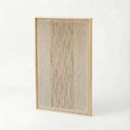 Imperfectio I - Large Framed Woven Wall Hanging Modern Tapestry Minimalist Textile Art - thumbnail 1