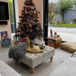 Handmade Thick Cushioned Square Chesterfield Footstool Footrest Coffee Table - thumbnail 3