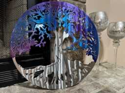 Metal Tree Of Life Wall Art - Usa Made Home Decor - thumbnail 1