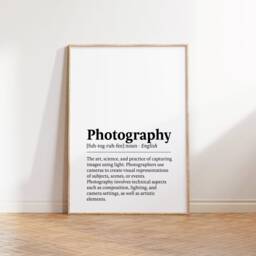 Photography Poster Set - Of 3 Prints - Watercolor Painting Watercolour Picture Photographer Wall Art Photo Gifts Gift For Office - thumbnail 3