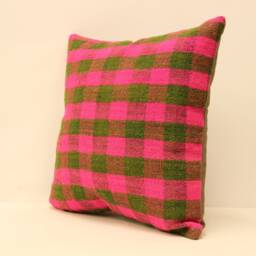 Pillows 16x16 Turkish Kilim Pillow Cover Handmade Home Living Design Boho Vintage Rustic Pink Throw Covers Old Cushion 4Kf-162 - thumbnail 3