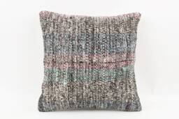 Handmade Turkish Kilim Pillow 18''x18'' Wool Decorative Cushion