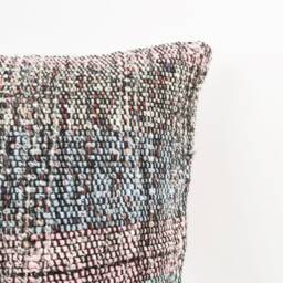 Handmade Turkish Kilim Pillow 18''x18'' Wool Decorative Cushion - thumbnail 2